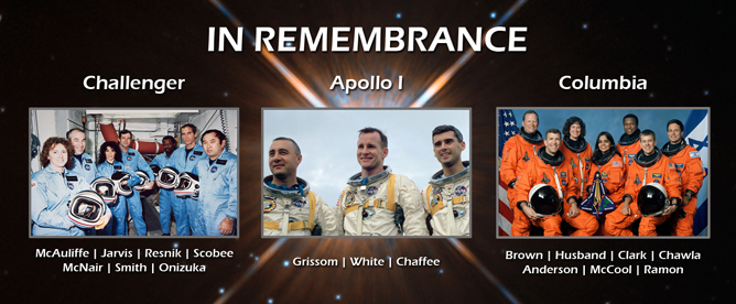Coalition for Space Exploration Salutes Fallen NASA Astronauts