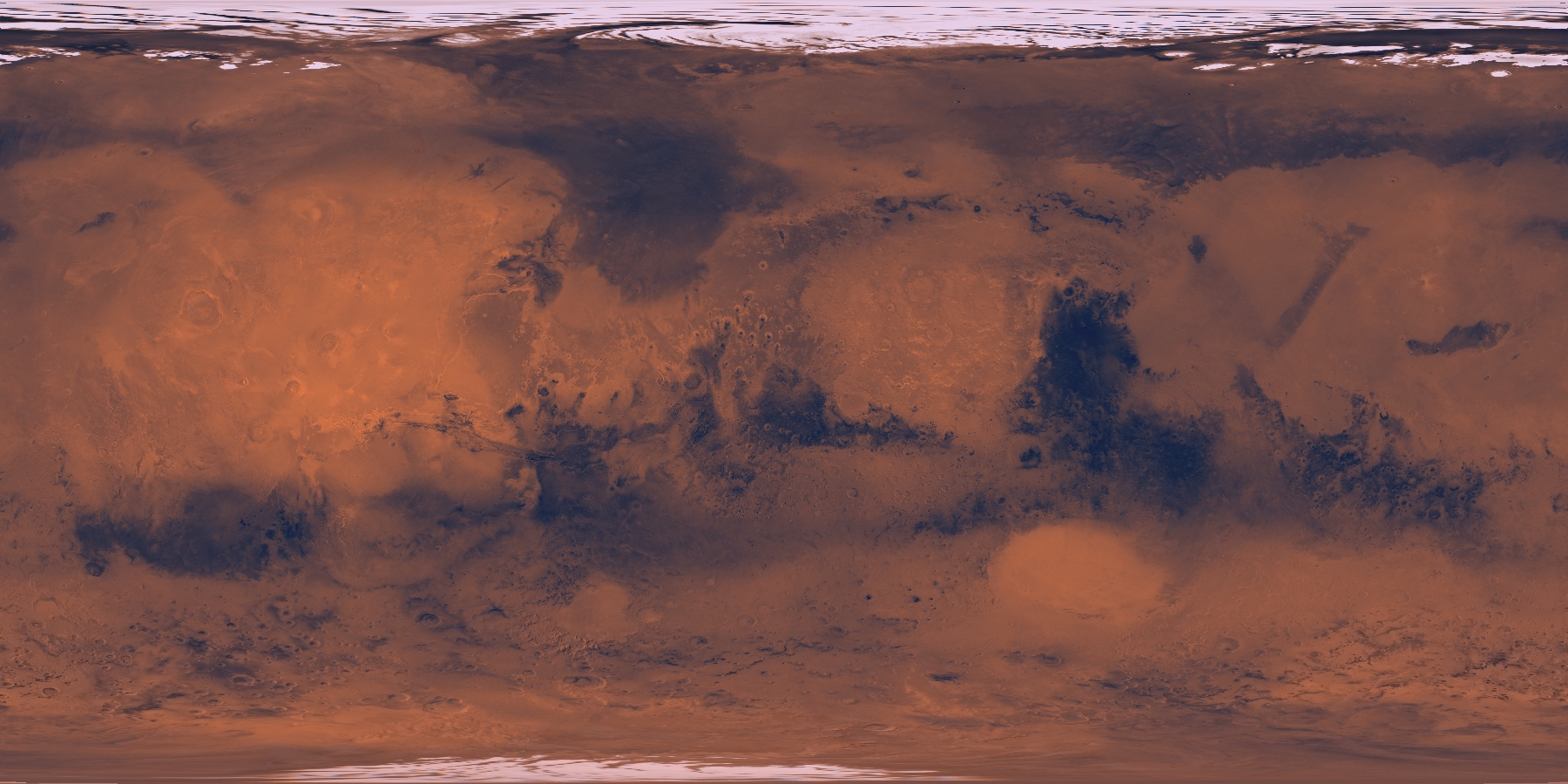Look at detailed imagery of the Martian surface with Mars Trek