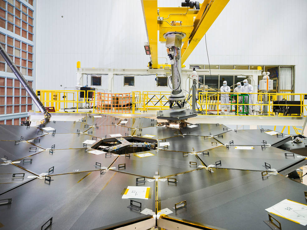 All Primary Mirrors Fully Installed on NASA’s James Webb Space Telescope