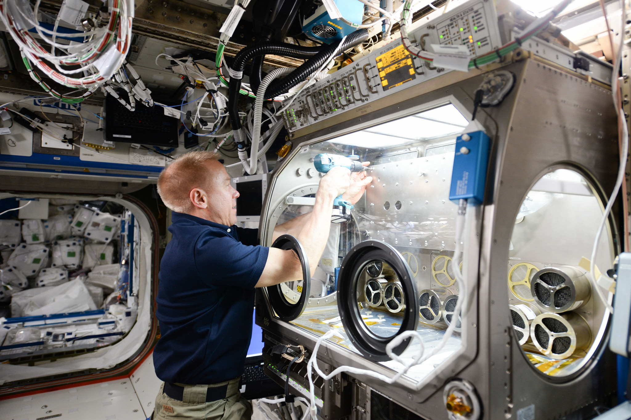 ISS crew begins work on high school-designed experiment