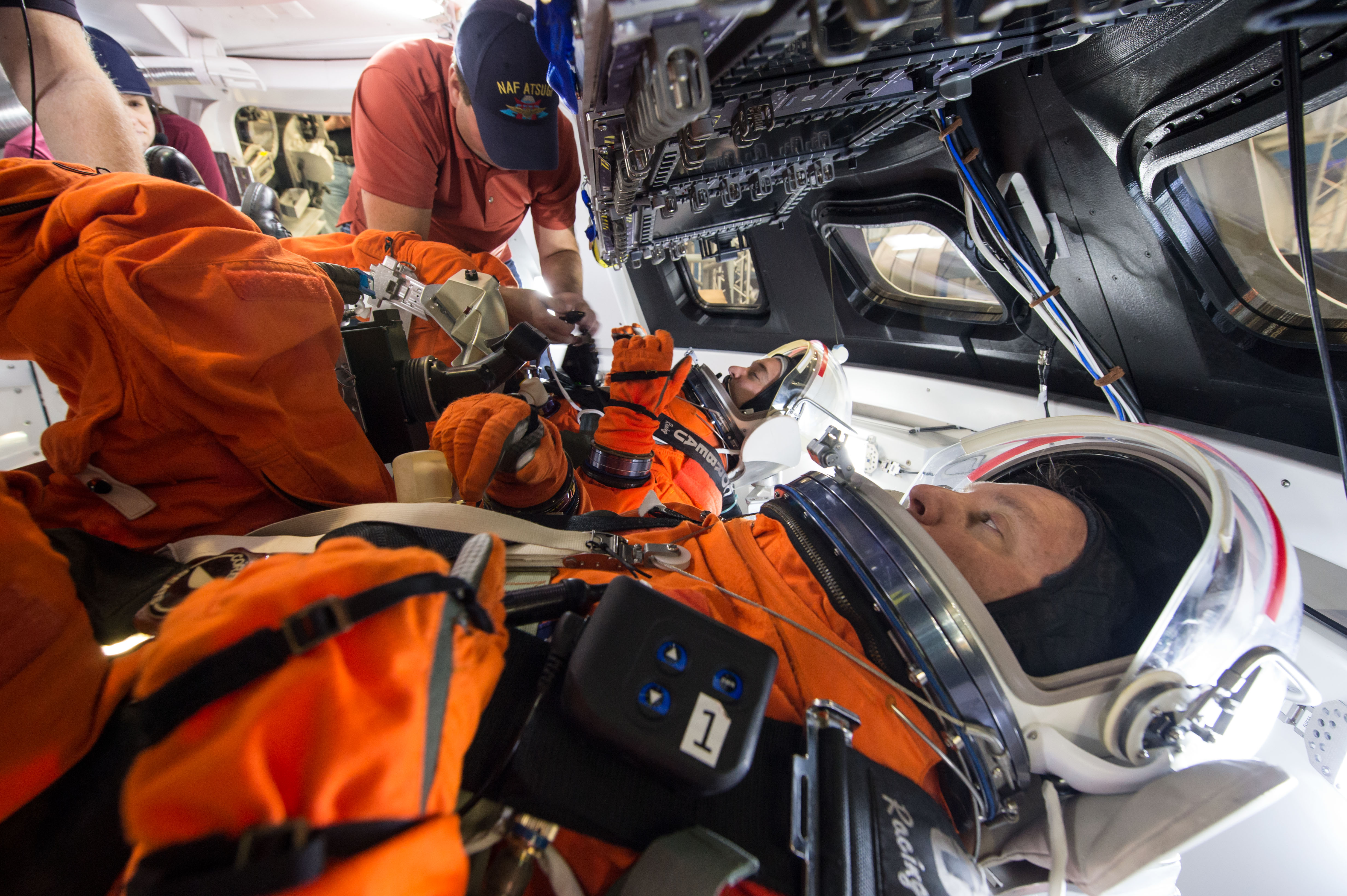 Spacesuits for Orion are being tested now
