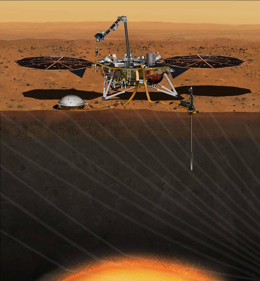 NASA’s InSight spacecraft to study the interior of Mars