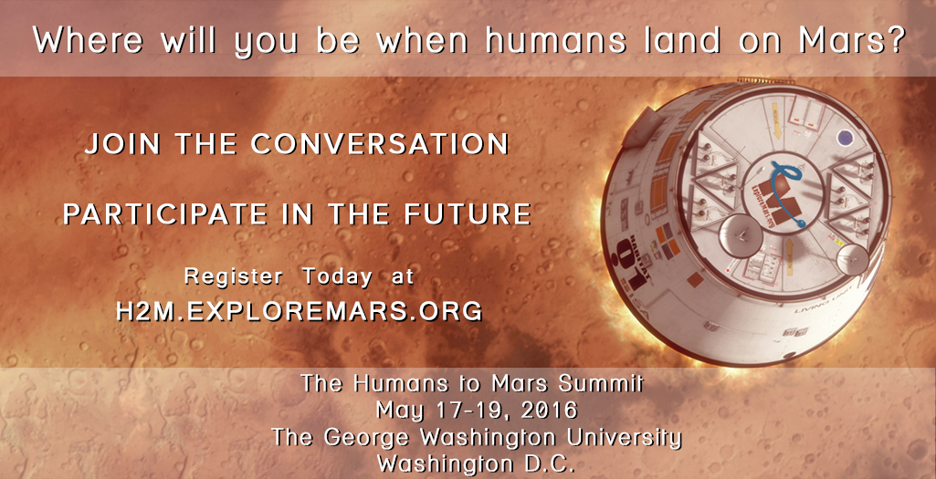 Tune in tomorrow for the Humans to Mars Summit