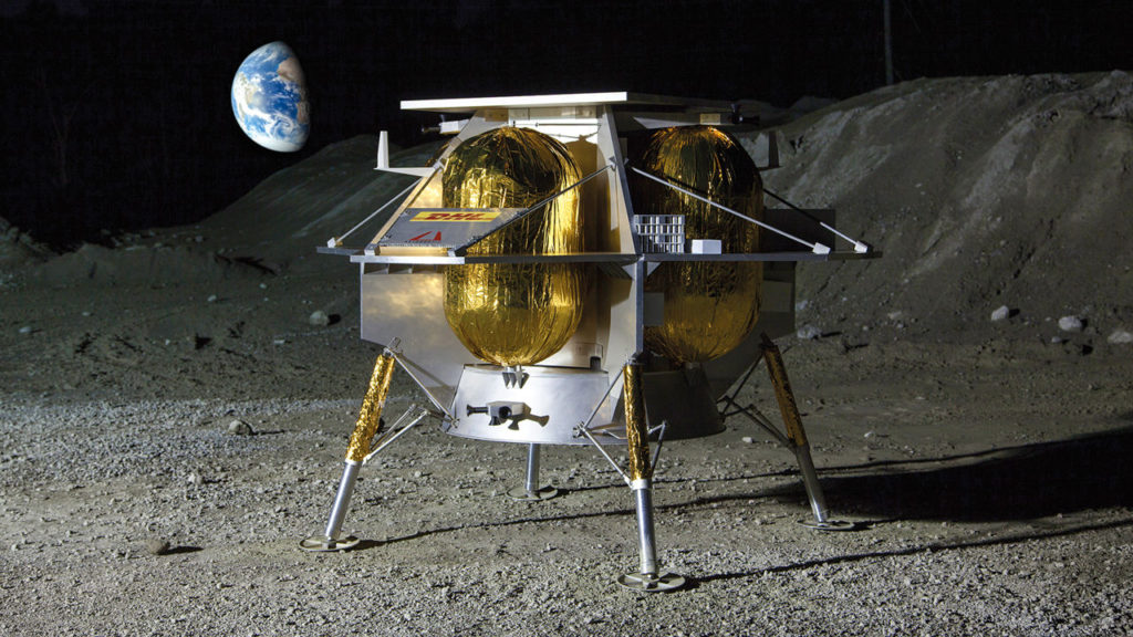 Peregrine Lunar Lander. Explore Deep Space